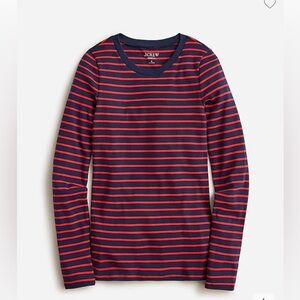 J. Crew striped long sleeve top NWT in bag